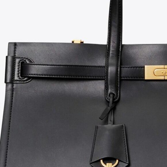 Tory Burch Black Travel Bag with Gold Accents - Picture 5 of 11